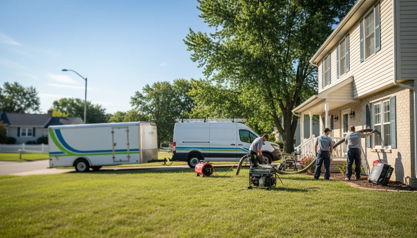 Flooded Basement Restoration And Cleanup With Repair in Gaylord, MI near me